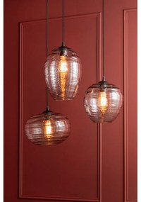 Висяща лампа от сиво стъкло, височина 21 cm Sphere - Leitmotiv