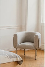 Сиво вълнено кресло Ubi – noo.ma