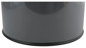 Тъмносиво стоманено кошче за боклук с отваряне с докосване 30 l – MSV