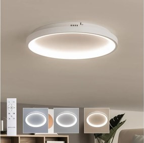 Brilagi -LED димируемо таванно осветително тяло FALCON SLIM LED/42W/230V Ø 50 см бяло +DO