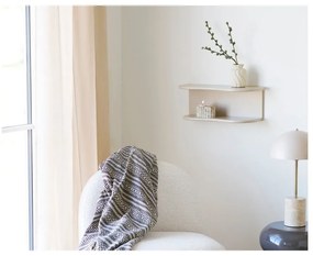 Кафяво одеяло от рециклиран памук 130x180 cm Adana – House Nordic