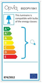 Висящо осветително тяло в меден цвят ø 50 cm Tel – Opviq lights