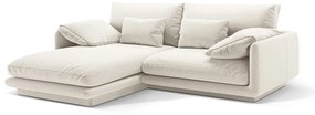 Бял ъглов диван (ляв ъгъл) Torino – Micadoni Home