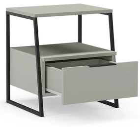 Зелено-сиво нощно шкафче Velia – Marckeric