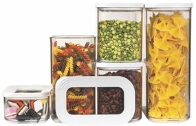 Кутии за храна в комплект от 5 бр. Modula White – Mepal