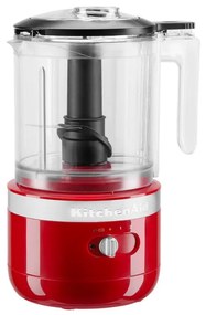 Акумулаторен чопър KitchenAid 5KFCB519EER, 12 V, 1.18 л, 3500 rpm/min, 2 скорости + Pulse, Без BPA, Empire Red