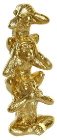 Декоративна фигурка DKD Home Decor Златен Смола (8.5 x 6 x 20 cm)