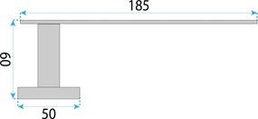 Закачалка за баня 209 OSTE Chrome