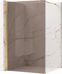 Параван за душ Rea Flexi Brown / Gold 110