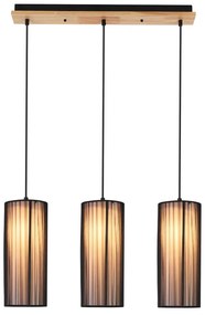 Висящо осветително тяло с текстилен абажур Kioto – Candellux Lighting