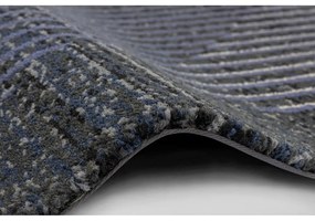 Тъмносин вълнен килим 200x300 cm Shades - Agnella