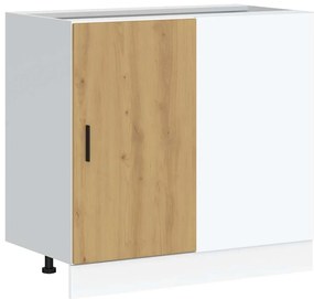 854297 vidaXL мивка база кабинет Lyon Artisan дъб инженерна дървесина