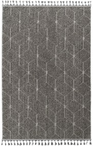 Килим Bukle 1408, цвят Сив, 80 x 150 см