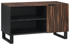 Sonata H Телевизионен шкаф 80x31.5x46 см От масивно дърво манго и сглобяемо дърво