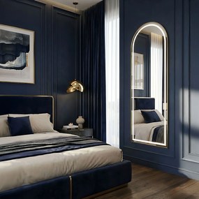 Огледало LED Orbit 60x170cm Brush Gold