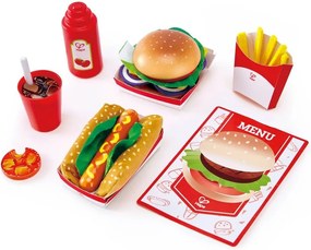 Hape - Дървен комплект Бързо хранене