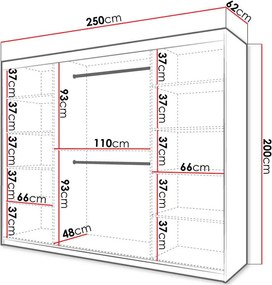 Плъзгащ се гардероб Riflo with mirror