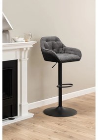 Тъмносиви бар столове с въртящ се механизъм в комплект от 2 броя 109 см Brooke - Actona