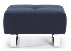 Тъмносиня табуретка Mixed Dance Blue, 65 x 65 cm Cassius - Innovation