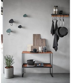 Метална конзолна маса в цвят кафяв коняк 29x78 cm Bull – LIND DNA