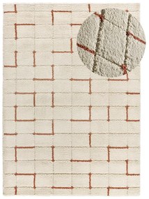 Килим в тухлен и кремав цвят 80x150 cm Brenda – Universal