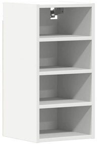 854166 vidaXL Висящ шкаф Riga бял 30x29,5x60 cm Инженерна дървесина