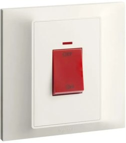 Legrand Бойлерен ключ 45А с индикация цвят Крем Belanko S - 617876