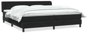 3317873 vidaXL Box Spring легло с матраци Black 180x210 cm Velvet