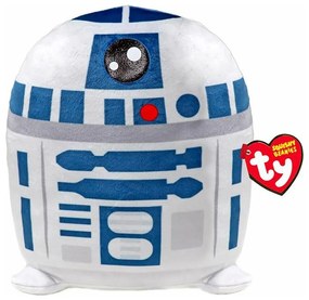 TY - Плюшена играчка Squishy R2D2 Star Wars 22 см