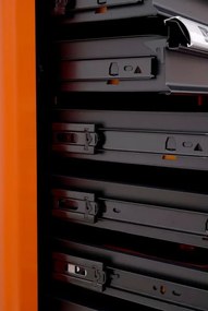 Работна количка за инструменти 258бр. - 7 чекмеджета KD1067