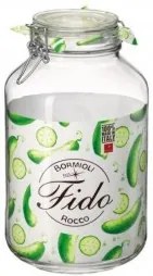 Стъклен буркан 4л с клипс FIDO-(1.49260)
