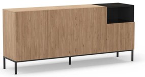 Скрин в естествен цвят 180x80 cm Cailin – Marckeric