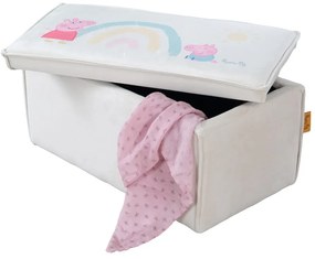 Бяла детска пейка Peppa Pig – Roba