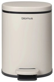 Кремаво стоманено кошче за боклук с педал 5 l Para – Blomus