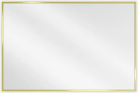 Mexen Loft правоъгълно огледало за баня 90 x 60 см, златна рамка - 9852-090-060-000-50