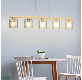 Eglo 901292 - Полилей на кабел CASTRALVO 5xE27/28W/230V