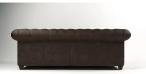 Тъмнокафяв кадифен диван 230 cm Cambridge - Ropez