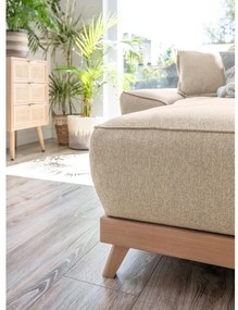 Бежов разтегателен диван променлив ъглов диван Dazzling Daisy - Miuform