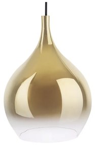 Стъклена висяща лампа в златисто Голяма, ø 26 cm Drup - Leitmotiv