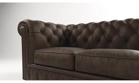 Тъмнокафяв кадифен диван 230 cm Cambridge - Ropez