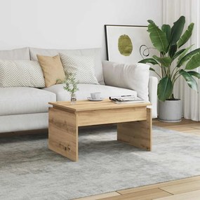 856629 vidaXL Масичка за кафе Artisan Oak 68x50x38 cm Инженерна дървесина
