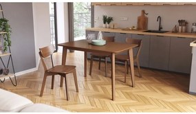 РОКСИ Натурален Орех - ДЪРВЕН СТОЛ РЕТРО ЗА ДНЕВНА/ ТРАПЕЗАРИЯ/ КУХНЯ