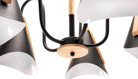 Плафон с 5 рамена Scandinavian Black APP607-5C