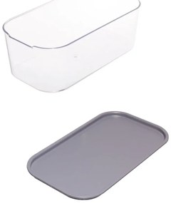 Кутия за съхранение на закрито с капак от рециклирана пластмаса iD Wallspace - iDesign