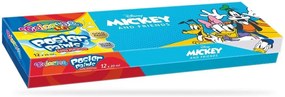 Colorino - Disney Mickey and Friends Темперни бои 12 цв.+златно и сребърно 20 мл