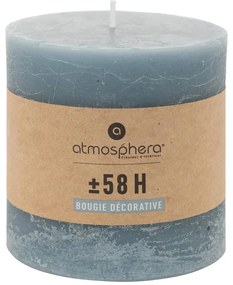 Свещ без аромат atmosphera Olia, Кръгла, 10x10 cm - Син