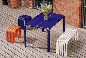 Бежова градинска пейка метална Nokk – noo.ma