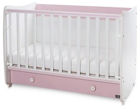 LORELLI Classic Легло-люлка 60/120 см. DREAM БЯЛО/ ORCHID PINK