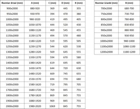 Mexen Exo-S плъзгаща се душ кабина 120 x 90 см, прозрачна, черна - 8151-120-090-70-00