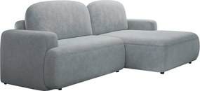 Ъглов диван Alivar-Сиво-Десен